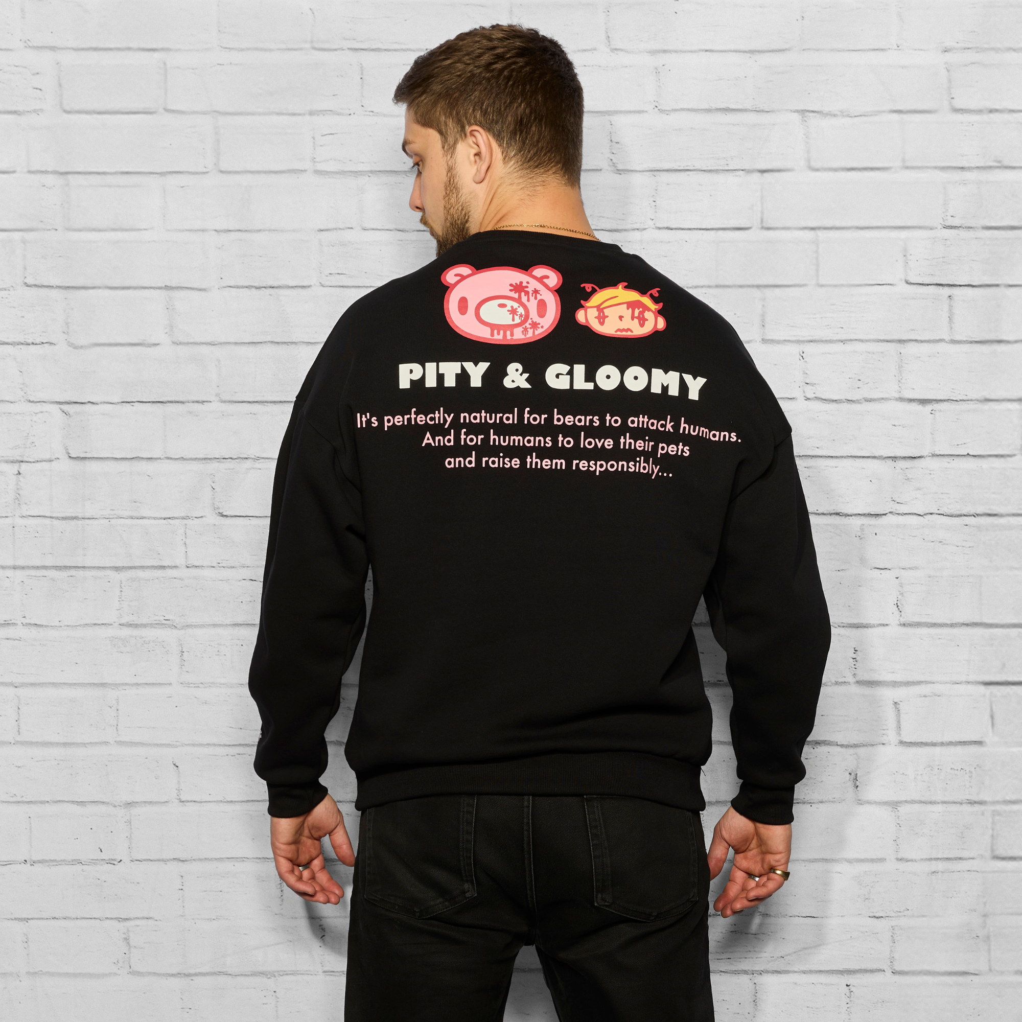 Gloomy Bear Drop Sleeve Crewneck